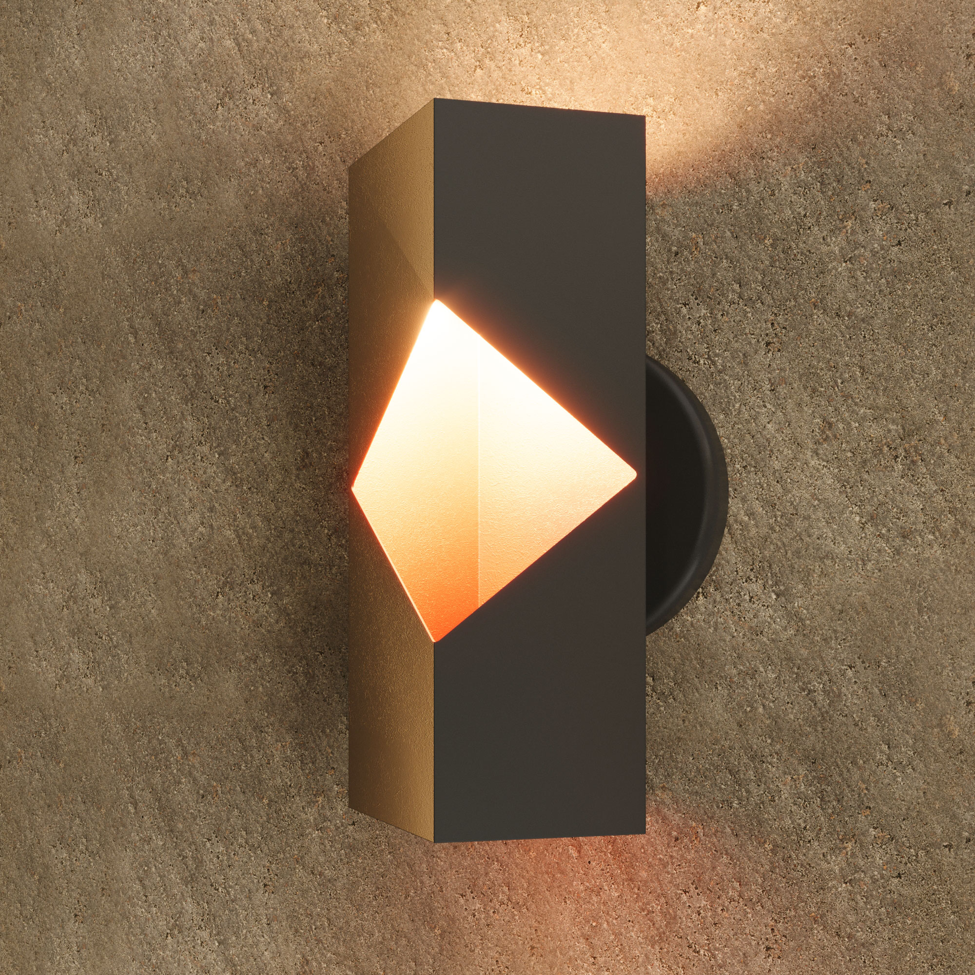 وحدة إضاءة حائطية خارجية حديثة