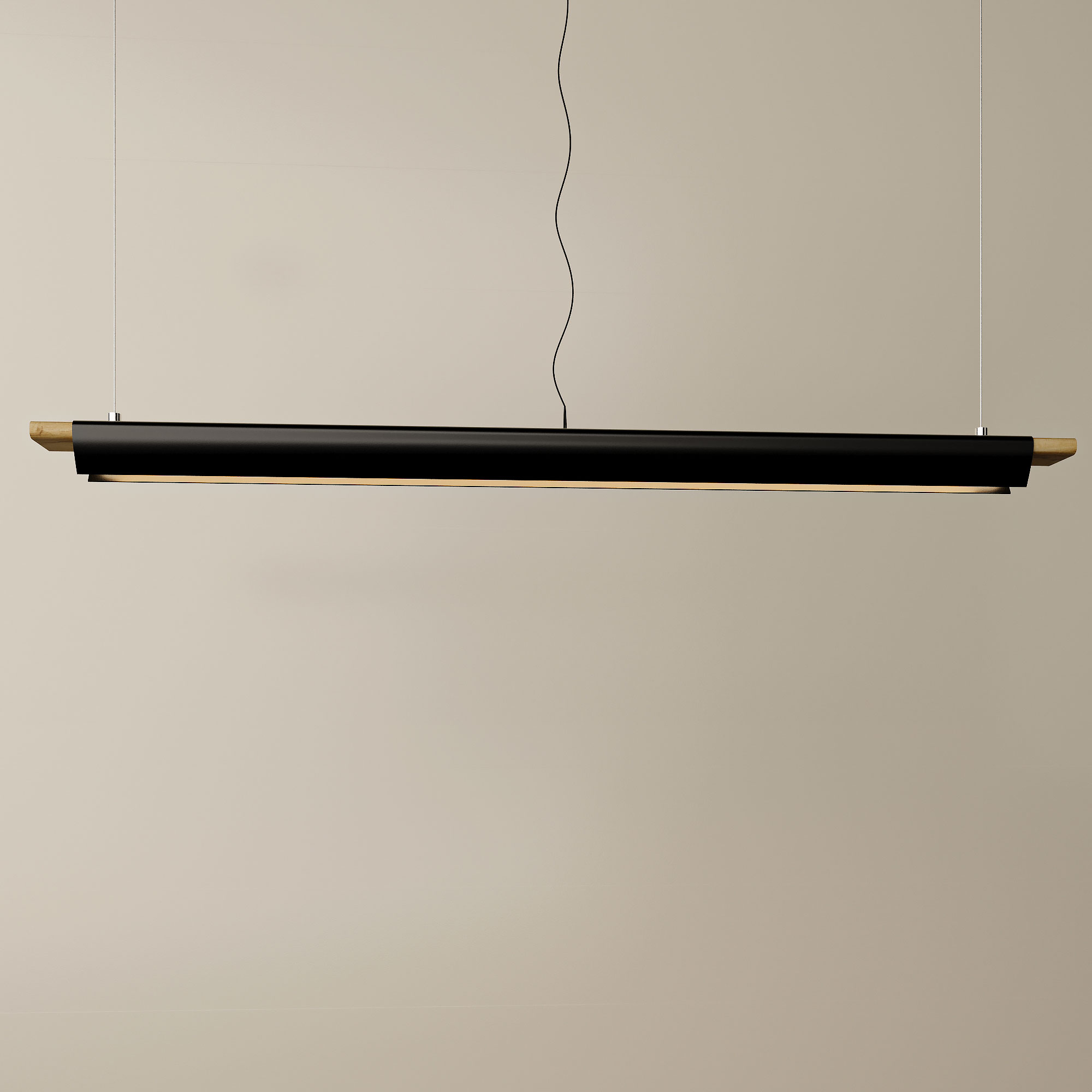 ثريا خشبية بإضاءة LED على شكل عشاء علوي إبداعية متعددة الألوان