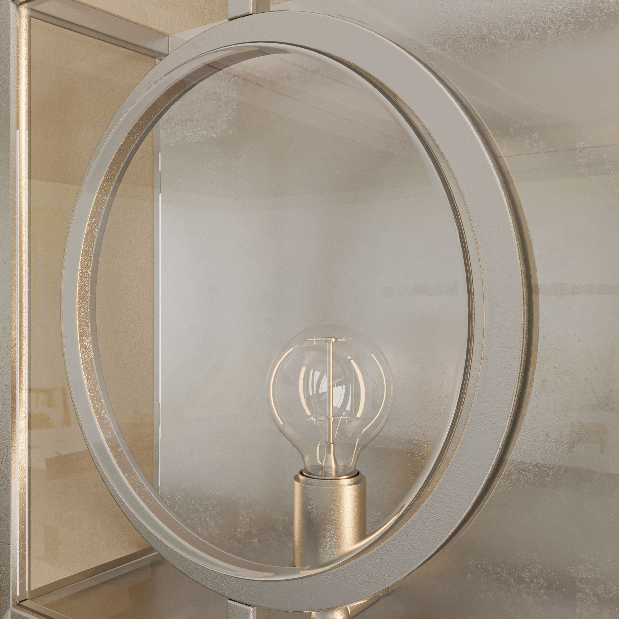 وحدة إضاءة شمعدان خارجي عتيق