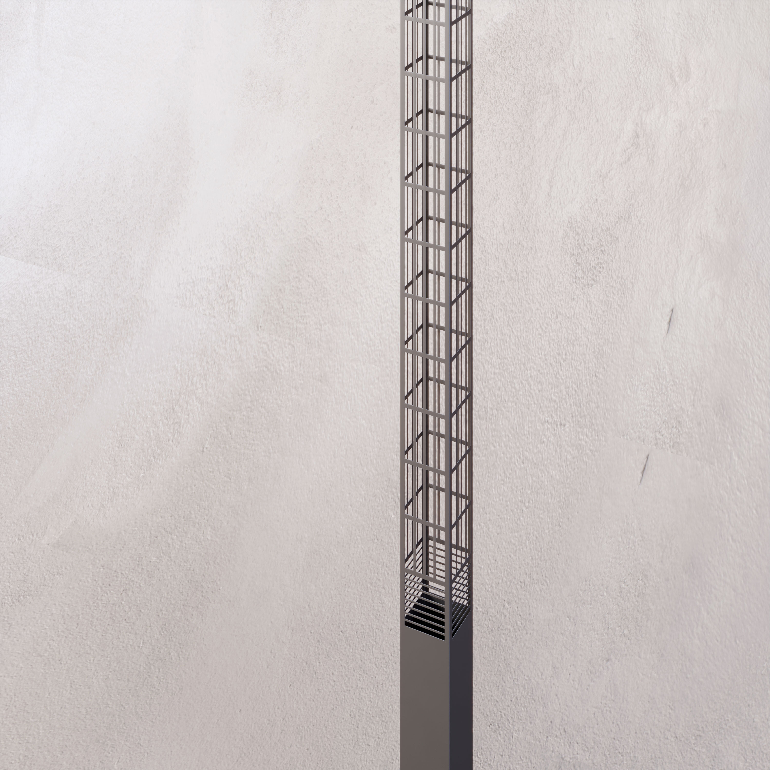 أعمدة إضاءة خارجية على شكل مربع